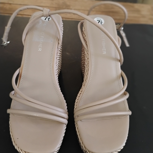 Marc Fisher Shoes - New, No Box Marc Fisher Zeky Wedge Sandals | Size 7.5 |